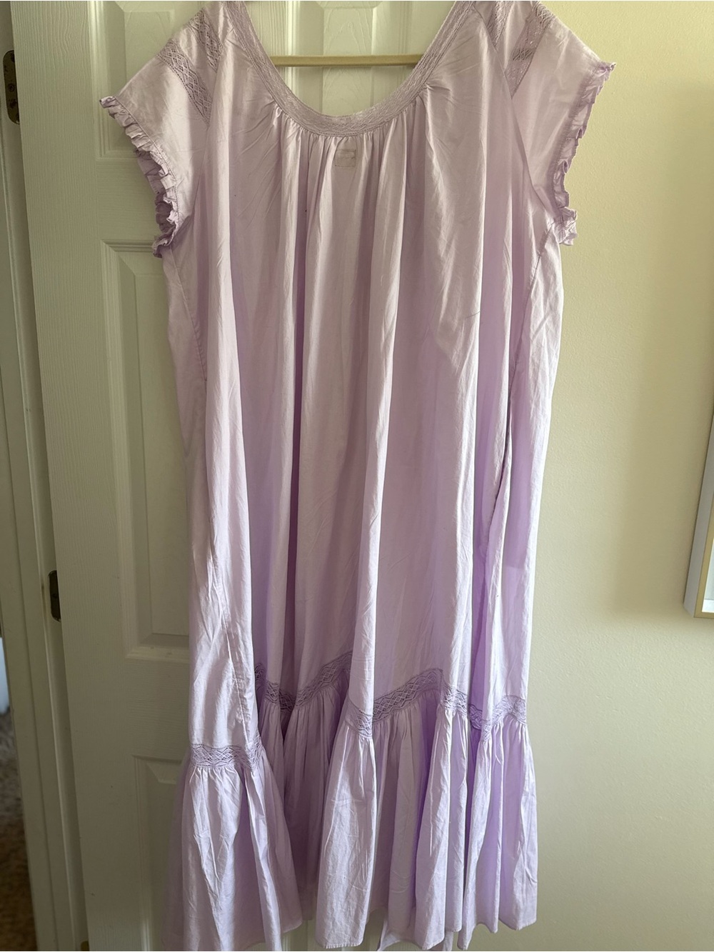 Free People Lavender Button-Front Maxi Dress - Picture 4 of 4